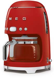 Kaffeemaschine 58043 Rot - Glas - 25 x 26 x 37 cm