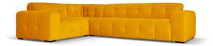 Ecksofa KENDAL 6 Sitzplätze Orange