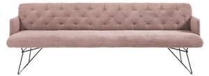 Banc de salle à manger CHARME Rose foncé - Largeur : 186 cm