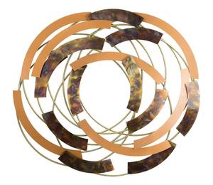 Wanddeko Metall Spirals Metall - 99 x 92 x 8 cm