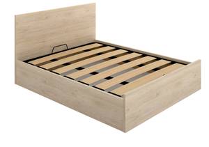 Doppelbett Piglione Braun - Holzwerkstoff - 197 x 95 x 158 cm