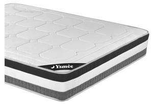 Matelas et sommier tapissier LOUBIO Blanc - Textile