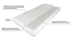 Orth. 7-Zonen Taschenfederkernmatratze 140 x 200 cm - H3