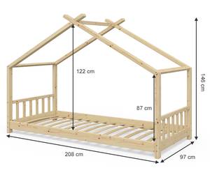 Hausbett Design 36725 Braun