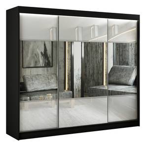 Kleiderschrank RIOCI Schwarz - Weiß - Breite: 250 cm