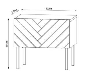 Table de chevet HEXA04 Noir