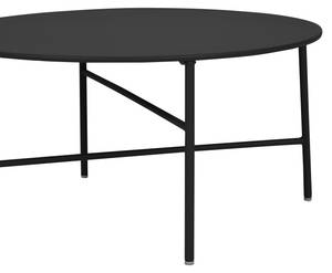 Table de jardin Penny Noir - Métal - 70 x 35 x 70 cm