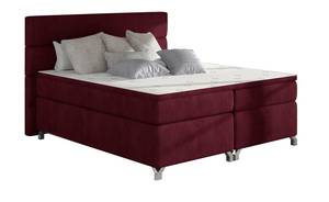 Boxspringbett ELEGANCE Rot - Breite: 180 cm