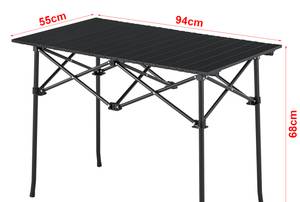 Table de camping pliante Castilenti 94 x 68 x 55 cm