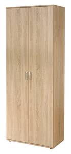 Kleiderschrank Galco Braun - Holz teilmassiv - 70 x 189 x 34 cm