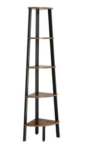 Eckregal Standregal Braun - Holzwerkstoff - 159 x 34 x 33 cm