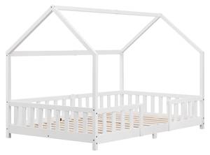 Kinderbett Sisimiut Weiß - 126 x 138 x 207 cm