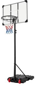 Basketballkorb EB59089DE Schwarz - Metall - 59 x 253 x 81 cm