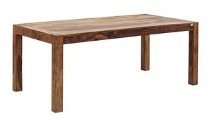 Table Authentico Marron - Bois massif - Bois/Imitation - 140 x 75 x 80 cm