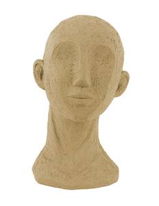 Ornement Face Art Marron - Matière plastique - 15 x 25 x 15 cm
