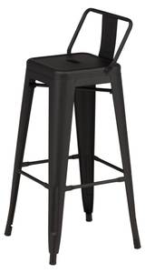 Tabouret de bar TEMPE BS 1NOS Noir - Hauteur : 94 cm