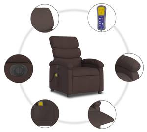 Fauteuil de massage électrique 3032262-3 Marron foncé