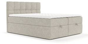 Boxspringbett Shay Beige - Grau - Breite: 200 cm