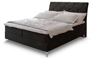 Boxspringbett MACON Schwarz - Breite: 180 cm