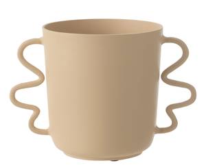 Vase Julien Beige - Metall - 22 x 23 x 34 cm