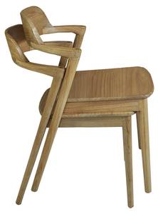 SCANDI BLONDE Stuhl XV Braun - Massivholz - 60 x 78 x 50 cm