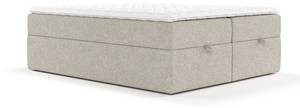 Boxspringbett Freja Beige - Grau - Breite: 180 cm