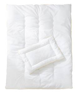 Bettwäsche Roba Basic (2-teilig) Weiß - Textil - 100 x 1 x 135 cm