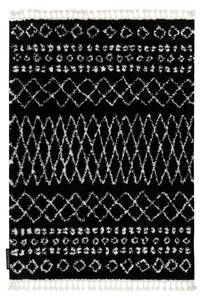 Tapis Berber Ethnic G3802 Noir et Blan Noir - Matière plastique - Textile - 200 x 3 x 290 cm