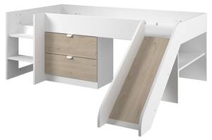 Halbhochbett Tobo Beige - Holzwerkstoff - 184 x 78 x 205 cm