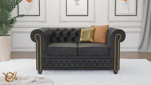 Sofa Ingrid 2-Sitzer, Chesterfield Anthrazit