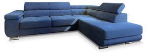 Ecksofa APIRO R-S Blau - Ecke davorstehend rechts