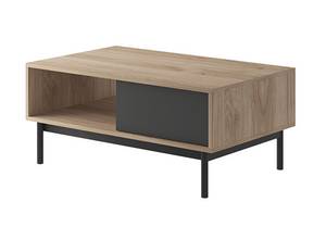 Table basse BASIC BL104 Noir - Bois manufacturé - Matière plastique - 104 x 47 x 68 cm