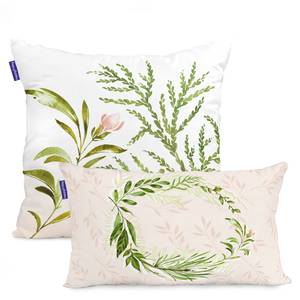 Herbal Housse de coussin (2er Set) Textile - 1 x 50 x 50 cm