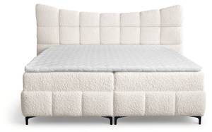 Boxspringbett Blosom Cremeweiß - Breite: 178 cm