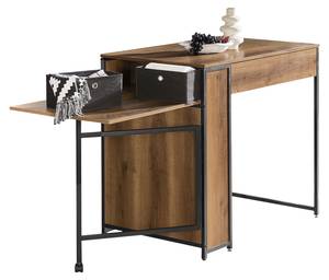 Table Haute Table de Bar FWT96-PF Marron - Bois manufacturé - 164 x 91 x 63 cm