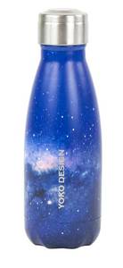 Isolierflasche 260 ml "galaxy" Blau - Metall - 7 x 20 x 7 cm