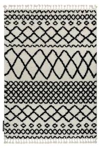 Tapis Berber Safi N9040 Blanc et Noir 140 x 190 cm