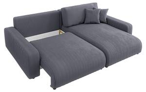 Hildegarde Ecksofa mit Bettfunktion Grau - Ecke davorstehend rechts