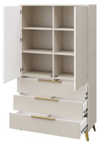 Kleiderschrank Xylix 2D Beige - Holzwerkstoff - 104 x 180 x 40 cm