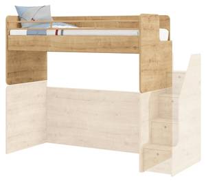 Bett Studio Braun - Holzwerkstoff - 95 x 96 x 207 cm