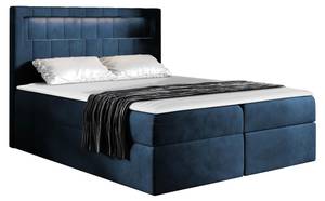 Boxspringbett Aspen Nachtblau - Breite: 162 cm