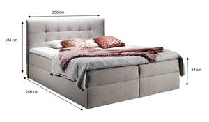 Boxspringbett TREZO Beige