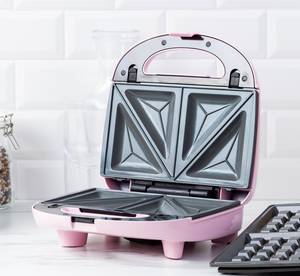 3-in-1 Sandwichmaker 3-in-1 Grill Pink - Kunststoff - 33 x 11 x 24 cm