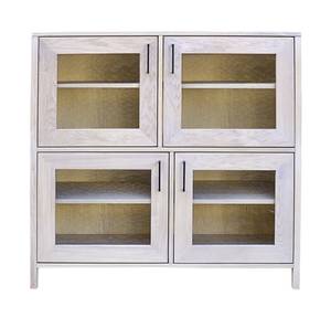 Holzkommode elegantes Sideboard MONTE 120 x 120 x 40 cm