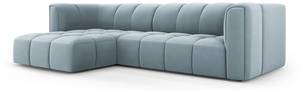 modulares Ecksofa SERENA 3 Sitzplätze Hellblau