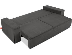 NAPI Sofa 3 Sitzer Grau - Breite: 244 cm