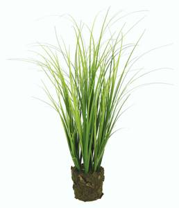 Gras-Bund mit Erdballen Grün - Kunststoff - 15 x 48 x 15 cm