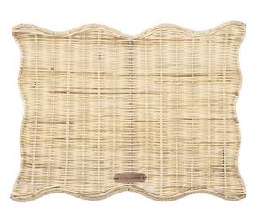 Benoa Platzdeckchen Braun - Rattan - Holzart/Dekor - 35 x 1 x 45 cm