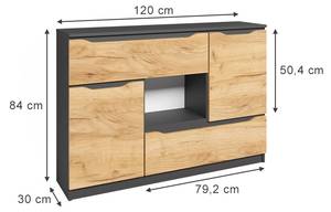 Sideboard Ruben 120 x 84 x 30 cm