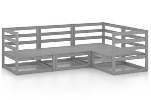 Garten-Lounge-Set (4-teilig) 3009927-1 Grau